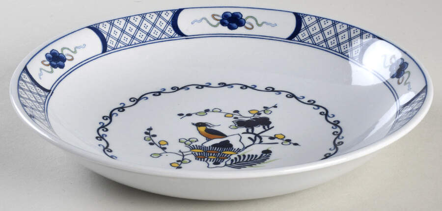 Volendam Coupe Soup Bowl by Wedgwood-1
