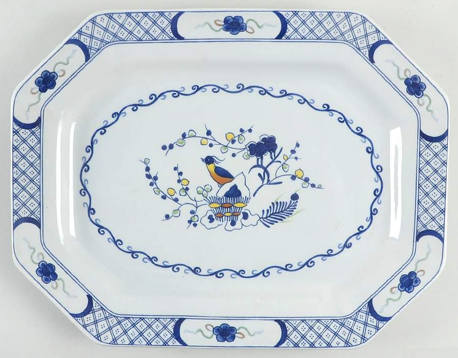 Volendam 13" Oval Serving Platter by Wedgwood-1