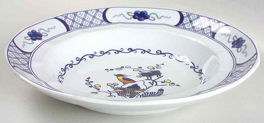 Volendam Large Rim Soup Bowl by Wedgwood-1