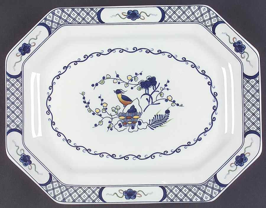 Volendam 14" Oval Serving Platter by Wedgwood-1