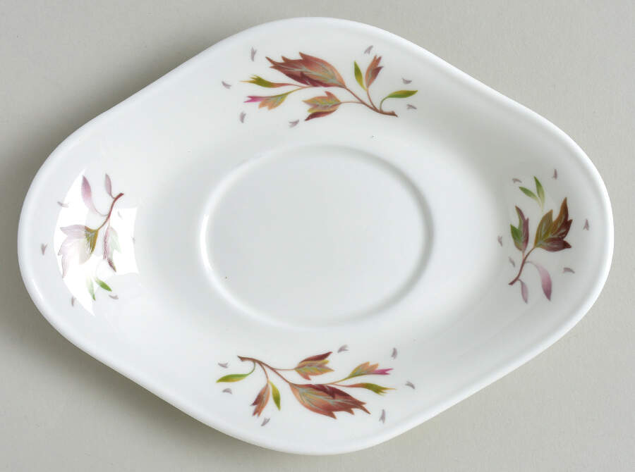 Wakefield (Bone, Coupe) Underplate for Gravy Boat by Wedgwood-1