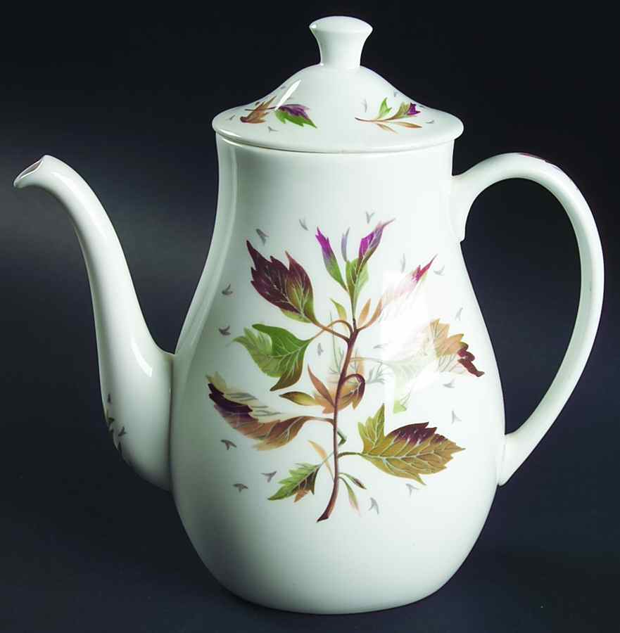 Wakefield (Bone, Coupe) Small Coffee Pot & Lid by Wedgwood-1