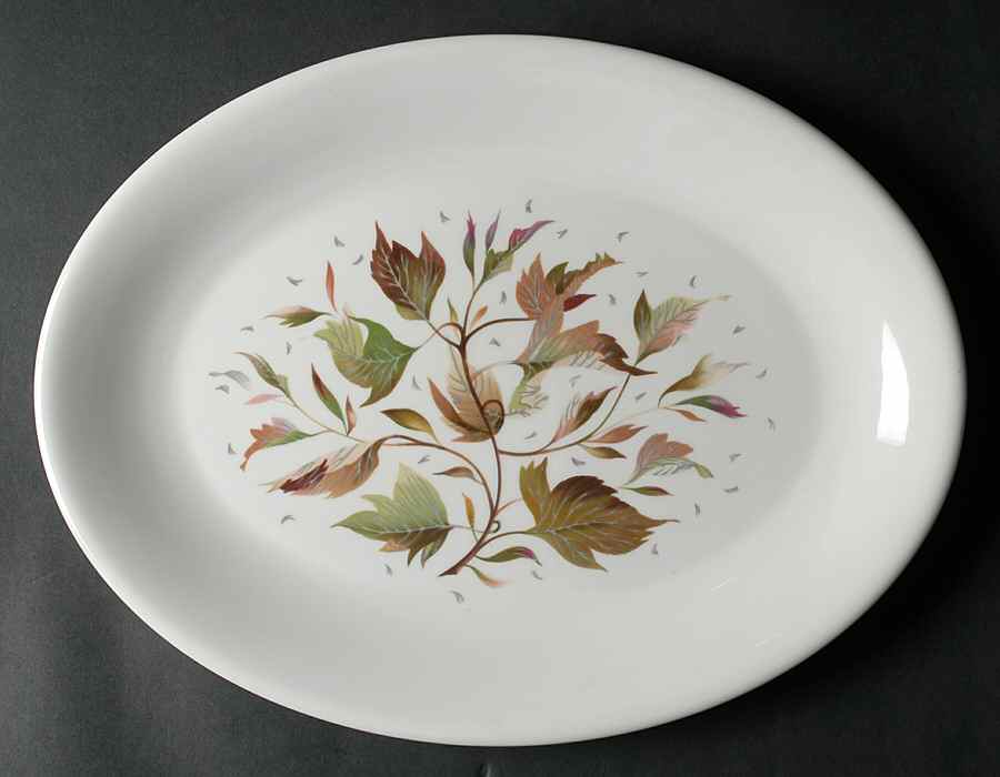 Wakefield (Bone, Coupe) 15" Oval Serving Platter by Wedgwood-1