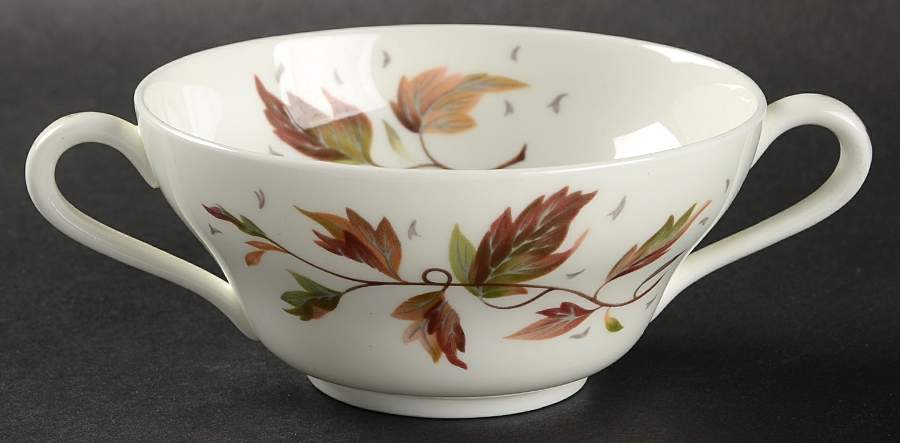 Wakefield (Bone, Coupe) Flat Cream Soup Bowl by Wedgwood-1