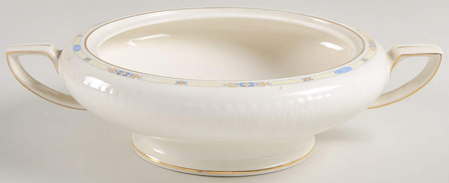 Wakefield (Imperial Ivory, Rim) Round Vegetable No Lid by Wedgwood-1