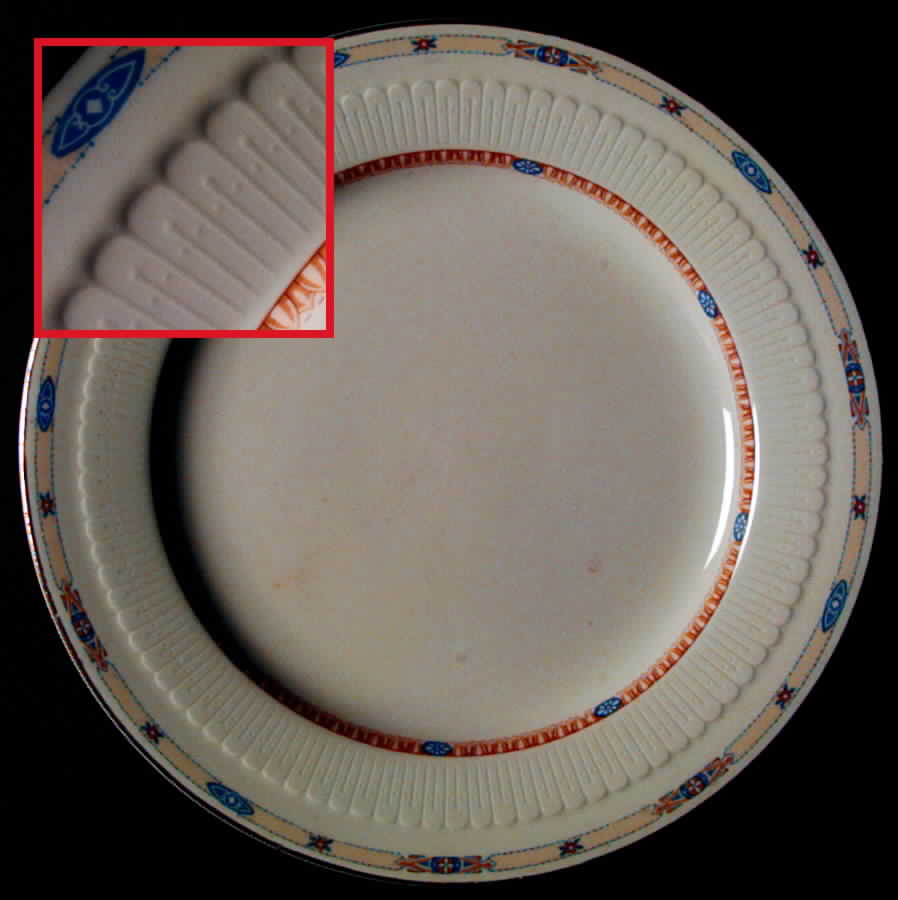 Wakefield (Imperial Ivory, Rim) Dinner Plate by Wedgwood-1