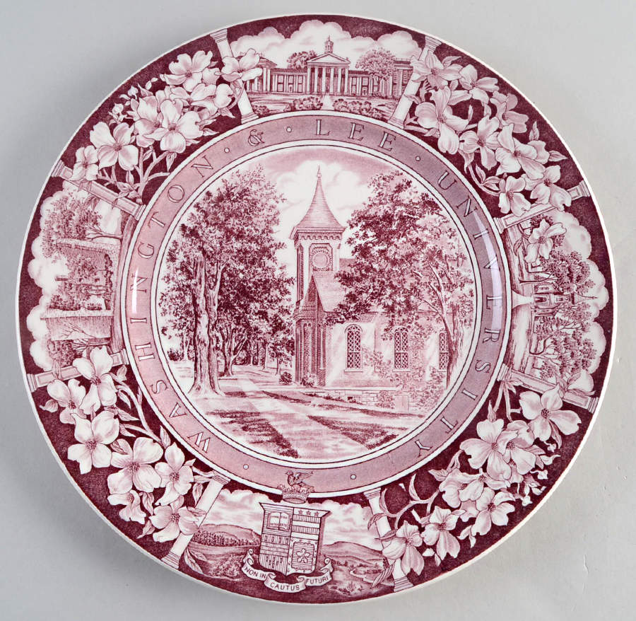 Washington & Lee University Mulberry Dinner Plate by Wedgwood-1
