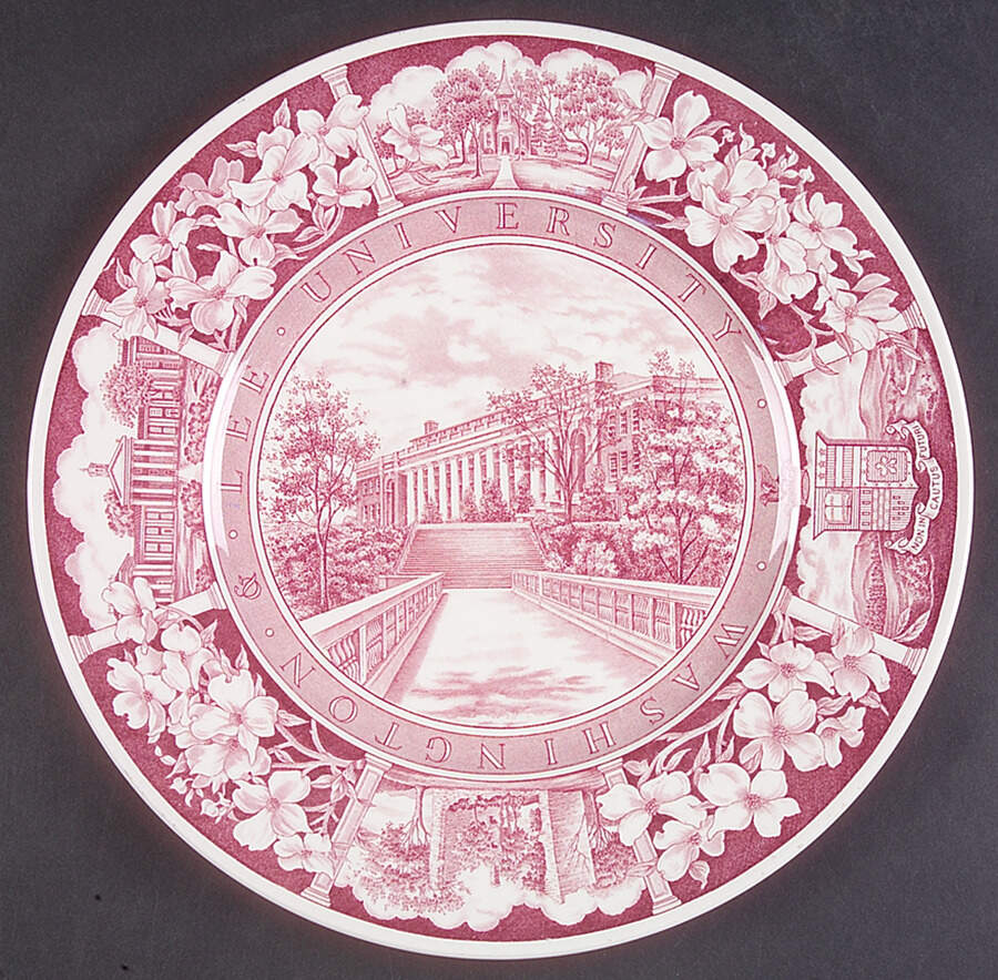 Washington & Lee University Mulberry Dinner Plate by Wedgwood-1