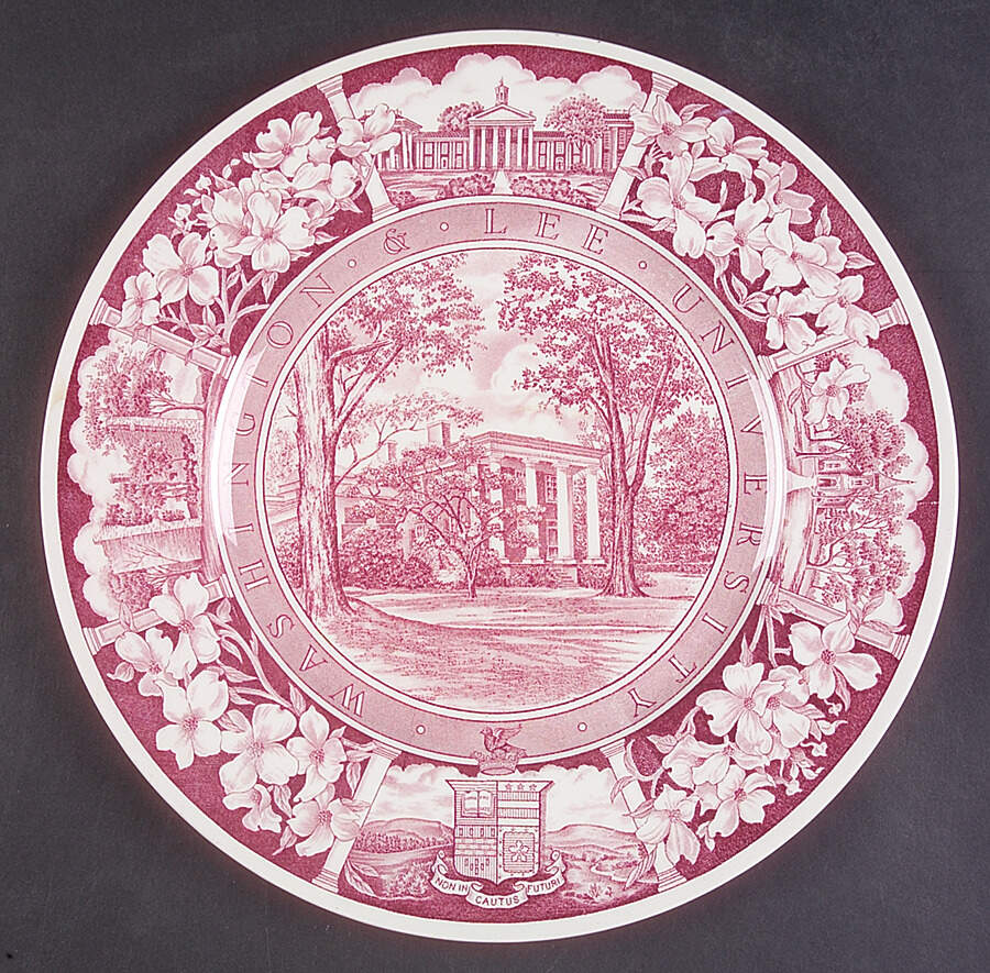 Washington & Lee University Mulberry Dinner Plate by Wedgwood-1