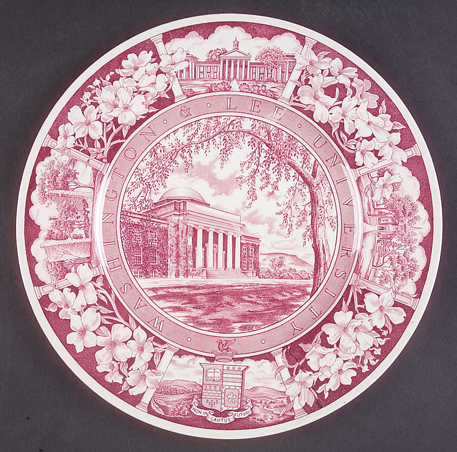 Washington & Lee University Mulberry Dinner Plate by Wedgwood-1