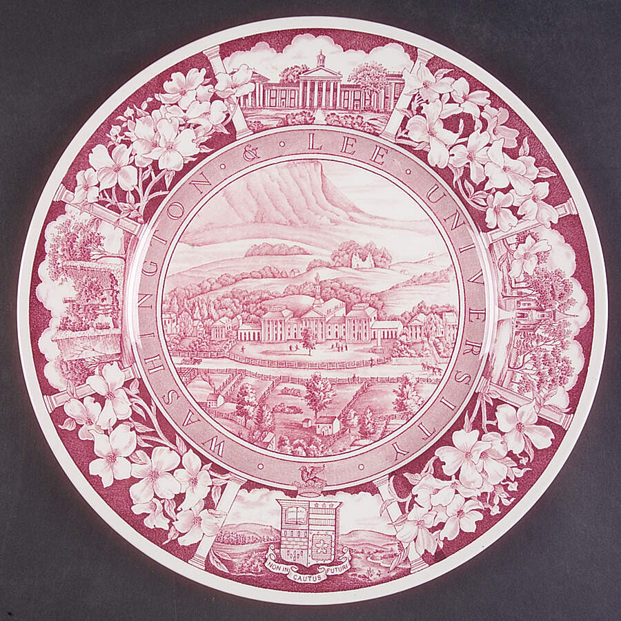 Washington & Lee University Mulberry Dinner Plate by Wedgwood-1