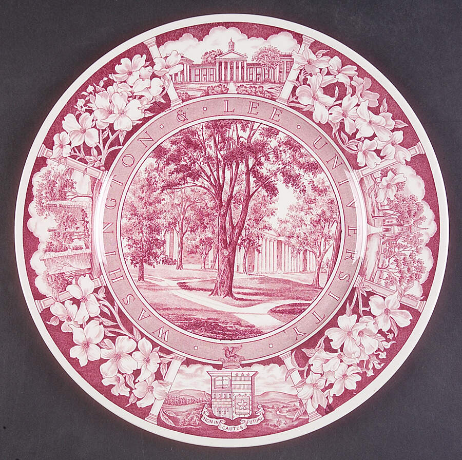 Washington & Lee University Mulberry Dinner Plate by Wedgwood-1