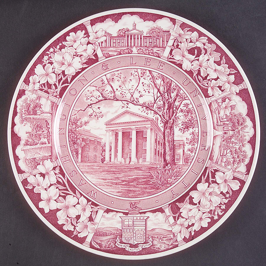 Washington & Lee University Mulberry Dinner Plate by Wedgwood-1
