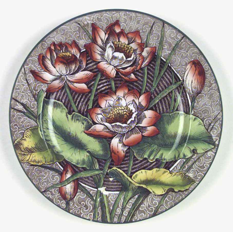 Water Lily Multicolor Dinner Plate by Wedgwood-1
