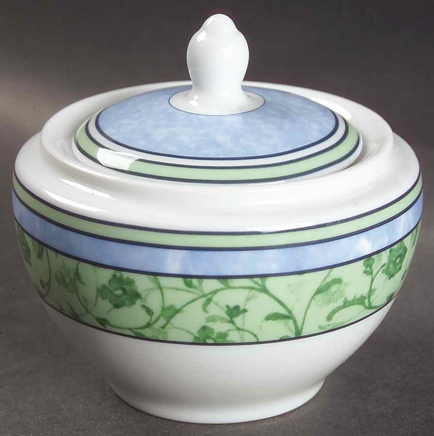 Watercolour Sugar Bowl & Lid by Wedgwood-1