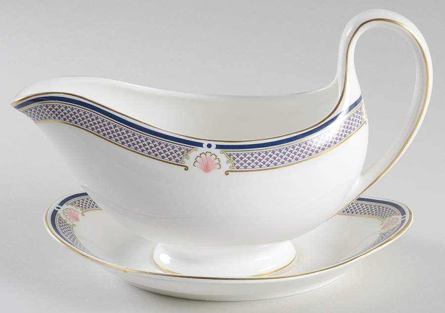 Waverley Gravy Boat & Underplate by Wedgwood-1