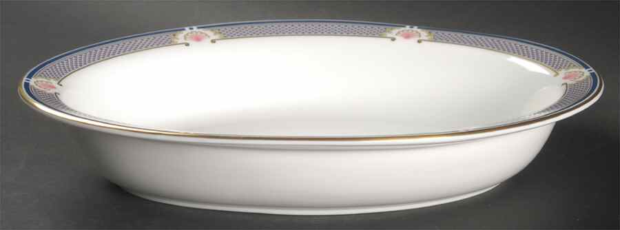 Waverley 10" Oval Vegetable Bowl by Wedgwood-1