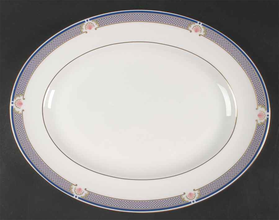 Waverley 14" Oval Serving Platter by Wedgwood-1