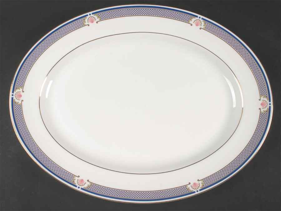 Waverley 15" Oval Serving Platter by Wedgwood-1