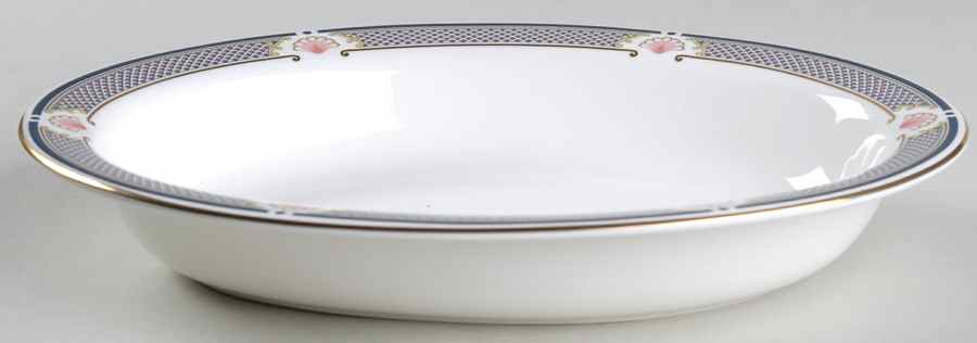 Waverley 10" Oval Vegetable Bowl by Wedgwood-1
