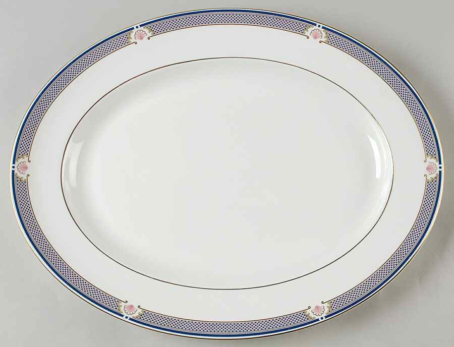 Waverley 17" Oval Serving Platter by Wedgwood-1