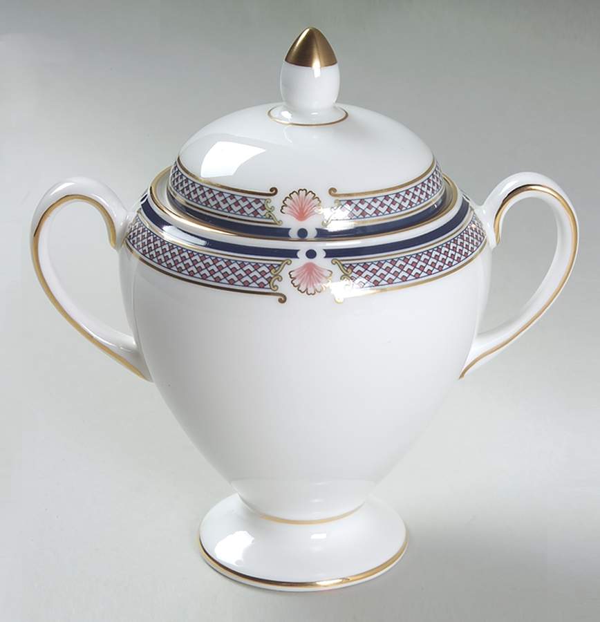 Waverley Globe Shape Sugar Bowl & Lid by Wedgwood-1