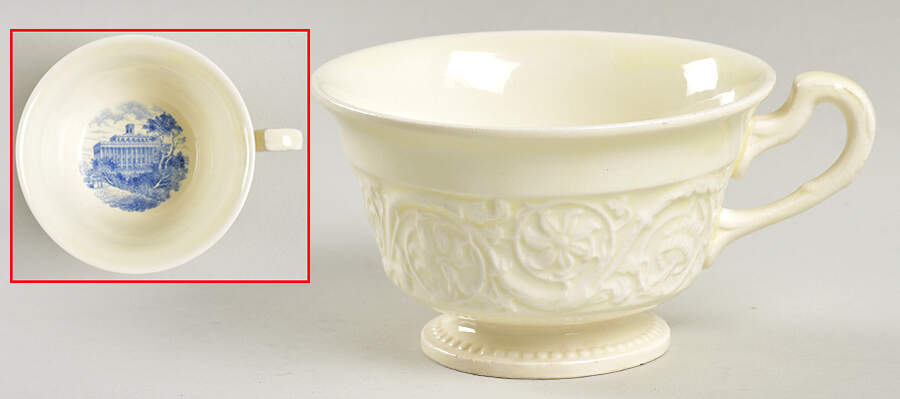 Wesleyan College Blue Footed Cup by Wedgwood-1
