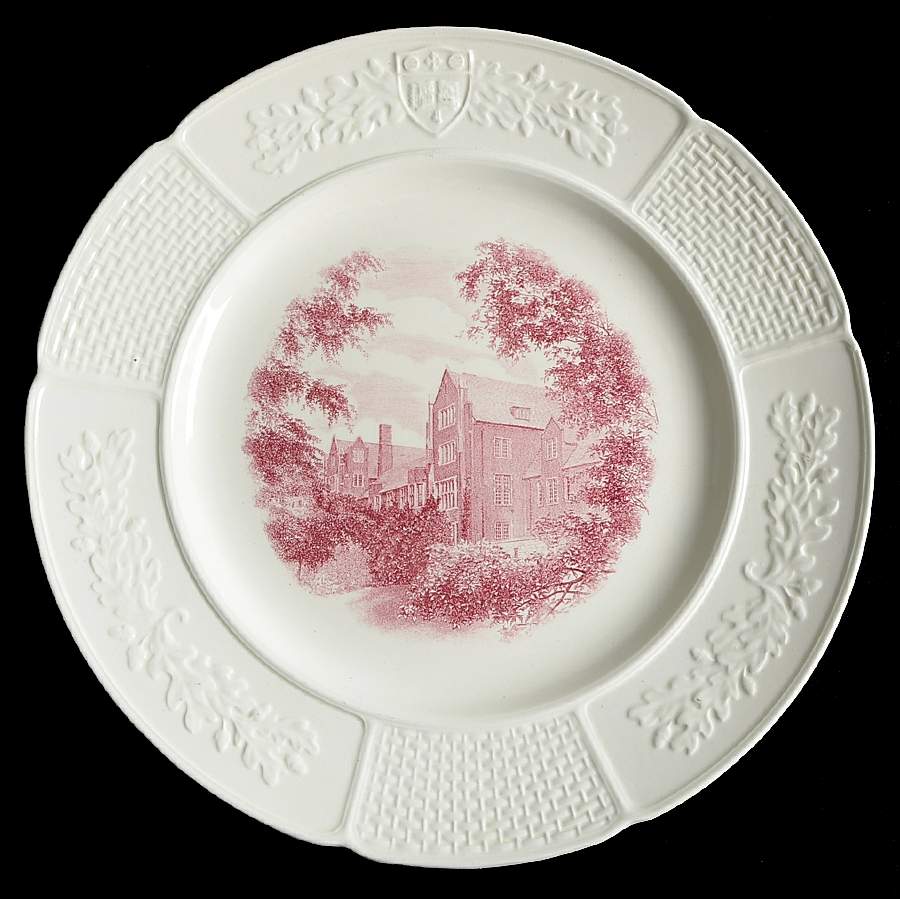 Wellesley College Mulberry Dinner Plate by Wedgwood-1