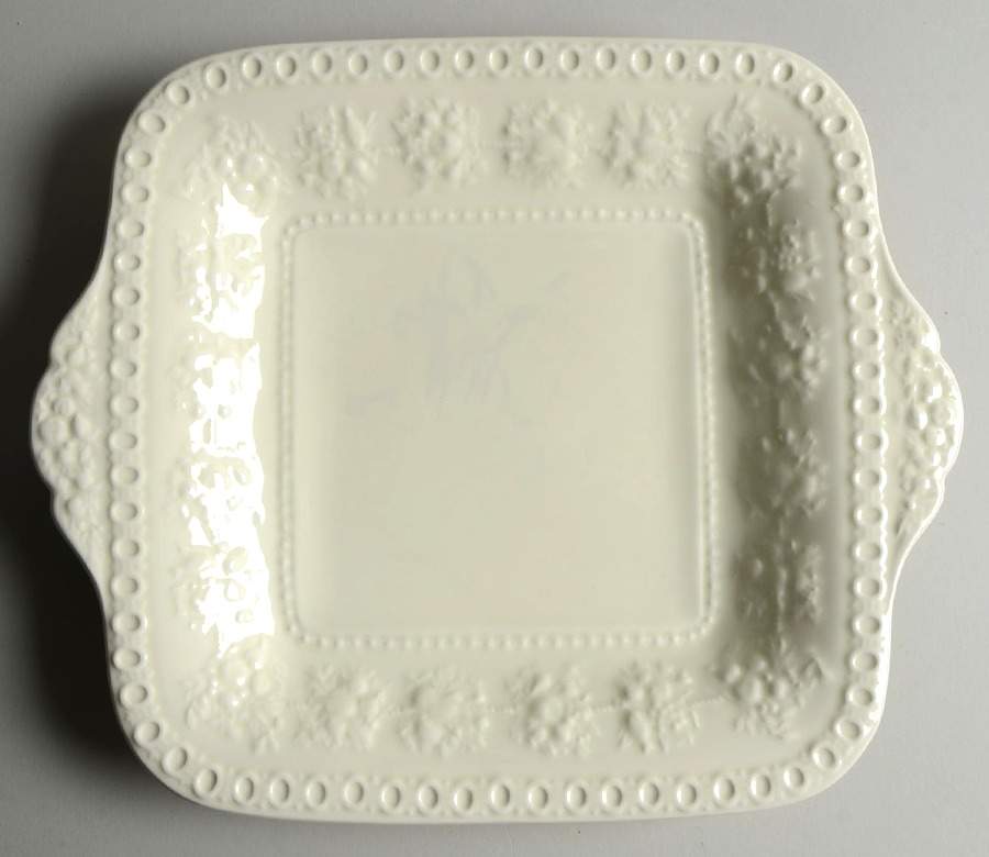 Wellesley Square Handled Cake Plate by Wedgwood-1