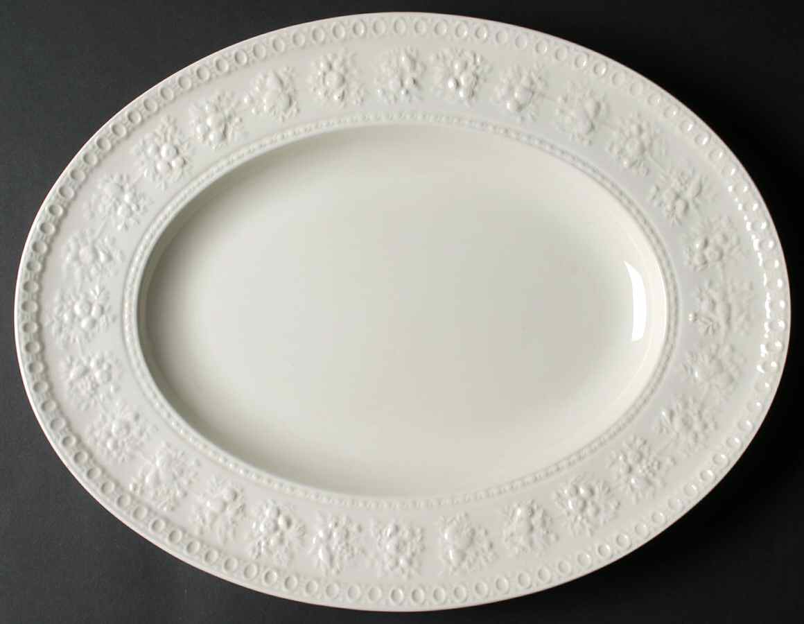 Wellesley 16" Oval Serving Platter by Wedgwood-1