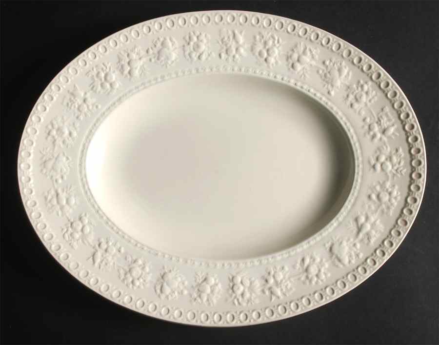 Wellesley 14" Oval Serving Platter by Wedgwood-1