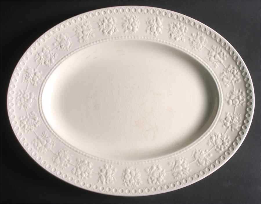 Wellesley 18" Oval Serving Platter by Wedgwood-1