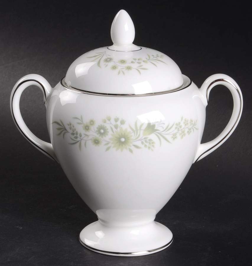 Westbury Globe Shape Sugar Bowl & Lid by Wedgwood-1
