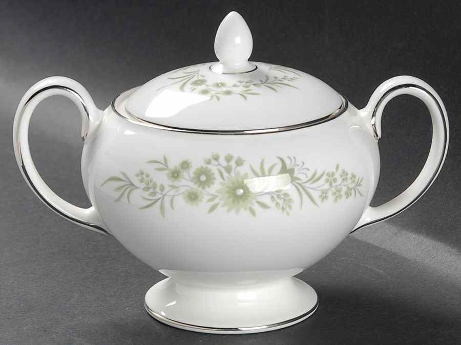 Westbury Leigh Shape Sugar Bowl & Lid by Wedgwood-1