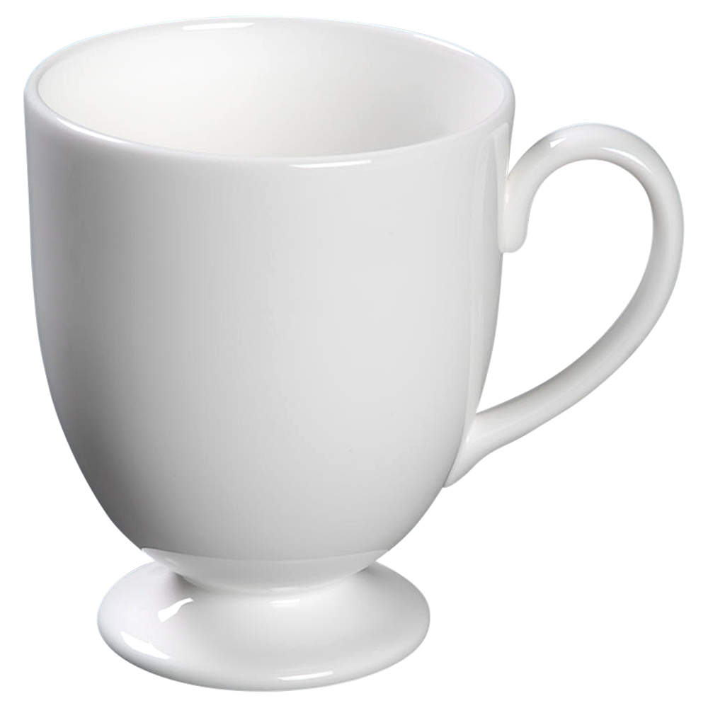 Wedgwood White (Bone) Footed Mug by Wedgwood-1