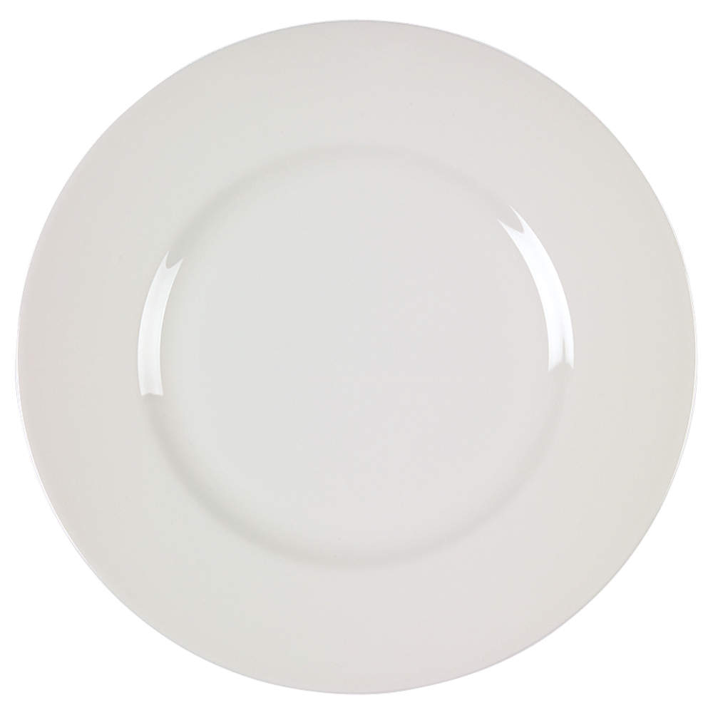 Wedgwood White (Bone) Luncheon Plate by Wedgwood-1