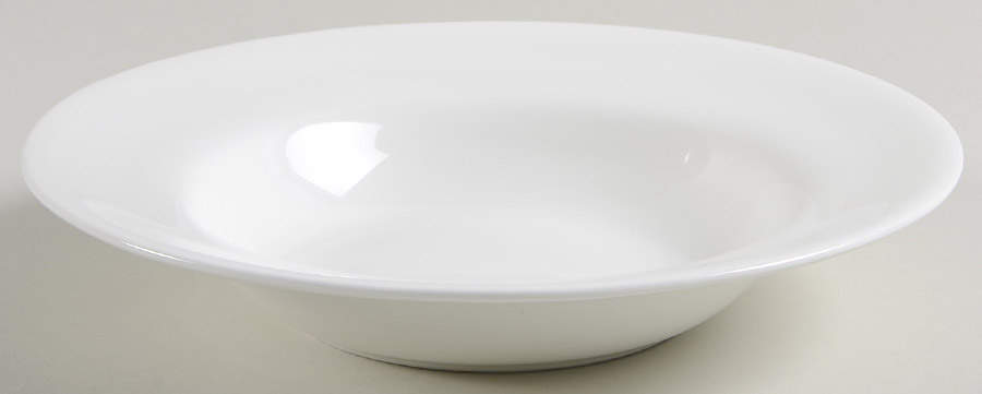 Wedgwood White (Bone) Rim Soup Bowl by Wedgwood-1