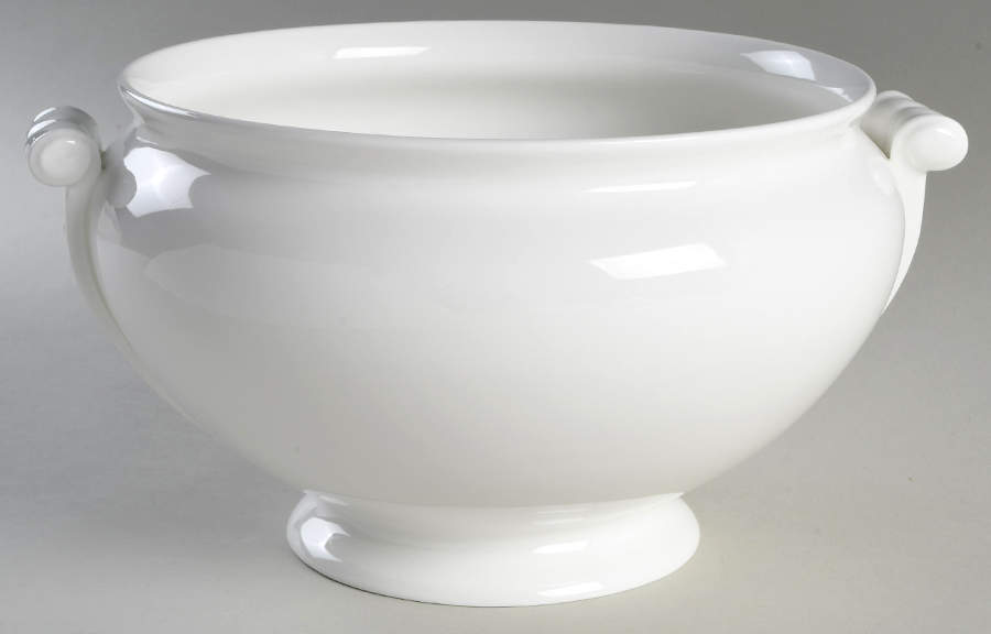 Wedgwood White (Bone) Tureen No Lid by Wedgwood-1