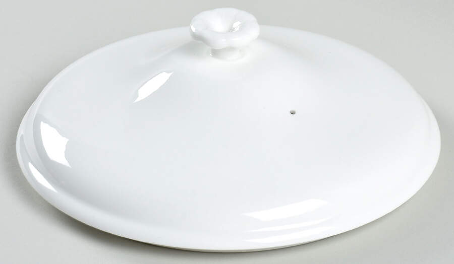 Wedgwood White (Bone) Lid for Round Vegetable by Wedgwood-1