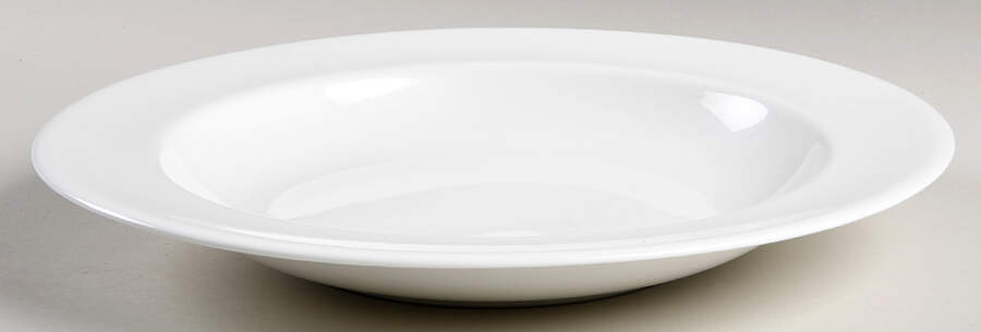 Wedgwood White (Bone) 11" Individual Pasta Bowl by Wedgwood-1