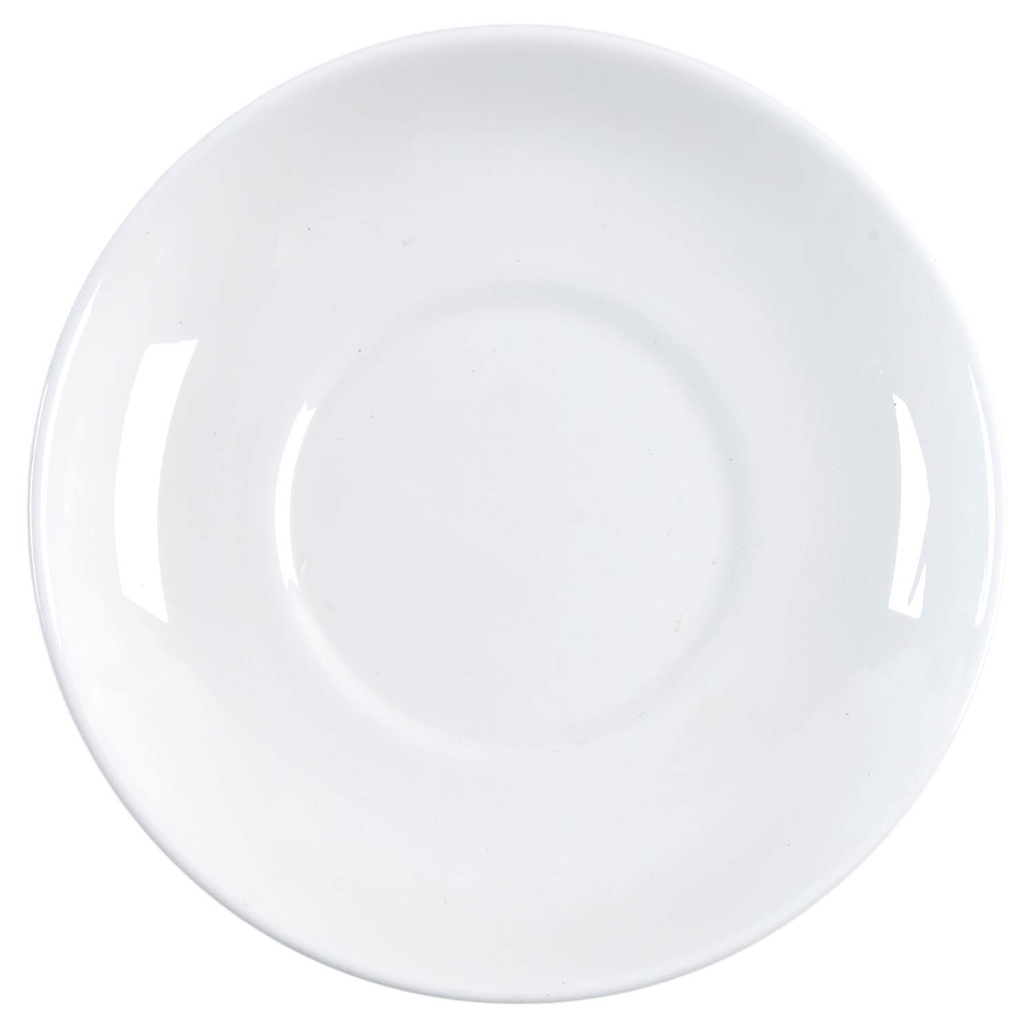 Wedgwood White (Bone) Saucer for Bond Shape Demitasse Cup by Wedgwood-1