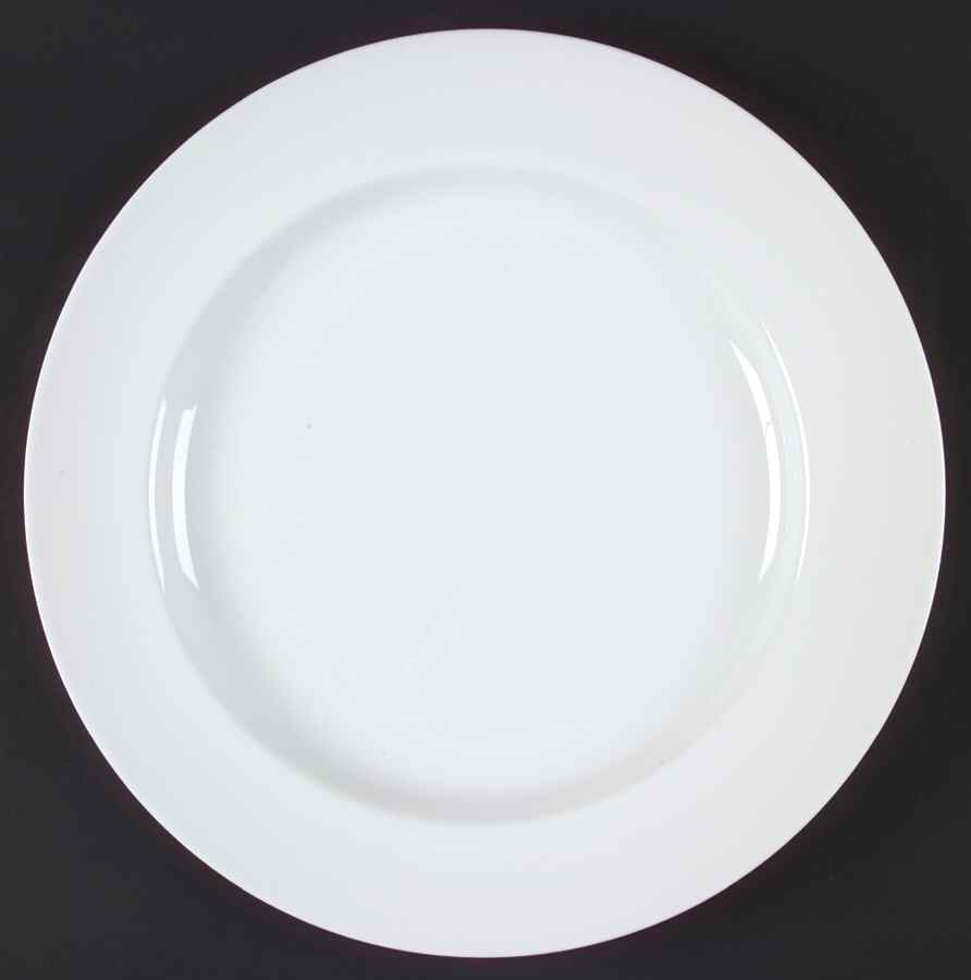Wedgwood White (Bone) 13" Chop Plate (Round Platter) by Wedgwood-1