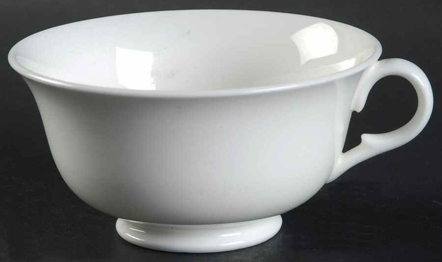 Wedgwood White (Bone) Footed Cup by Wedgwood-1
