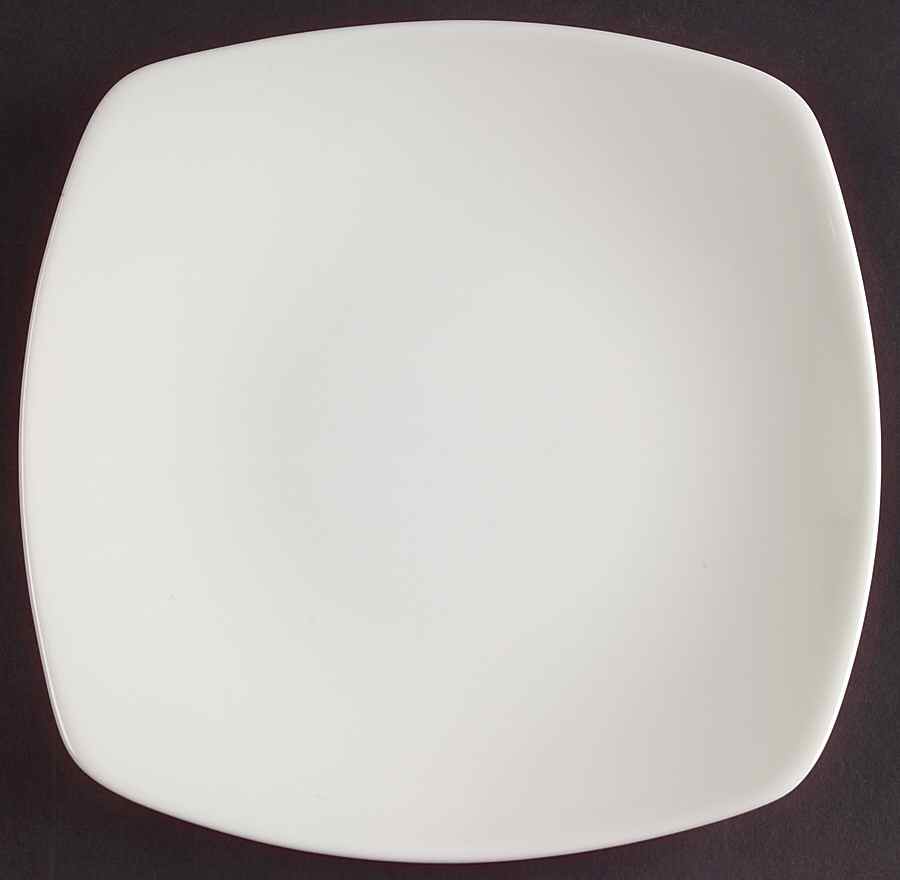 Wedgwood White (Bone) Square Salad Plate by Wedgwood-1
