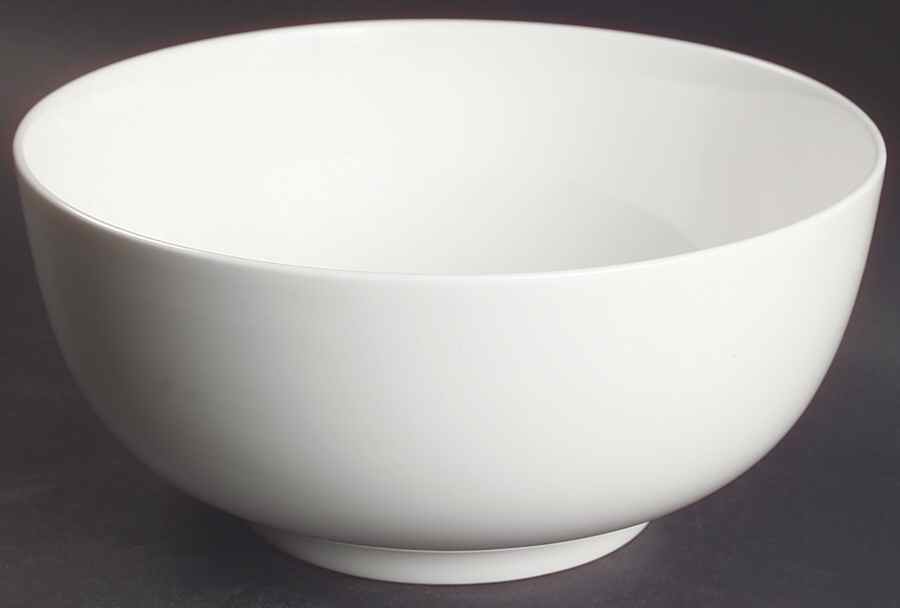 Wedgwood White (Bone) 8" Salad Serving Bowl by Wedgwood-1