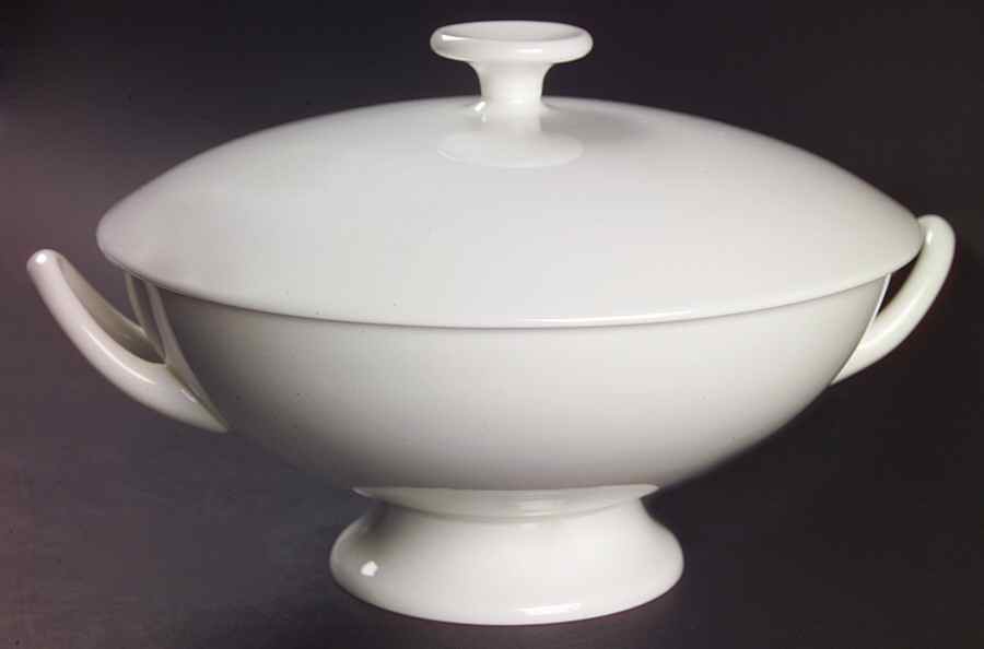Wedgwood White (Bone) Round Covered Vegetable by Wedgwood-1
