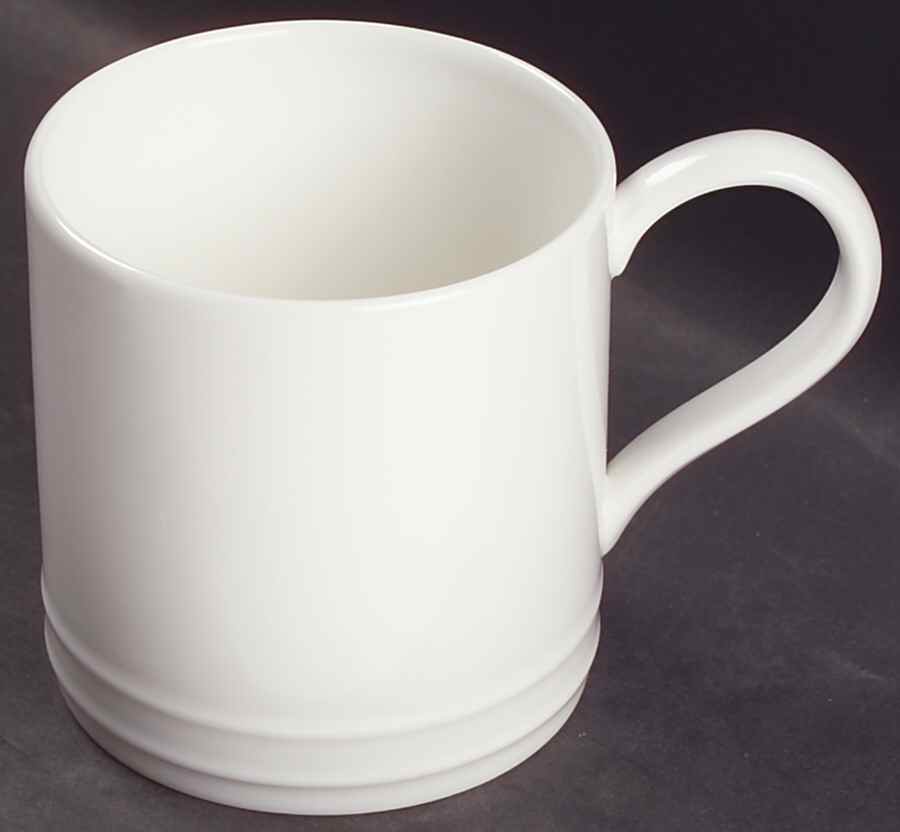 Wedgwood White (Bone) Tankard by Wedgwood-1