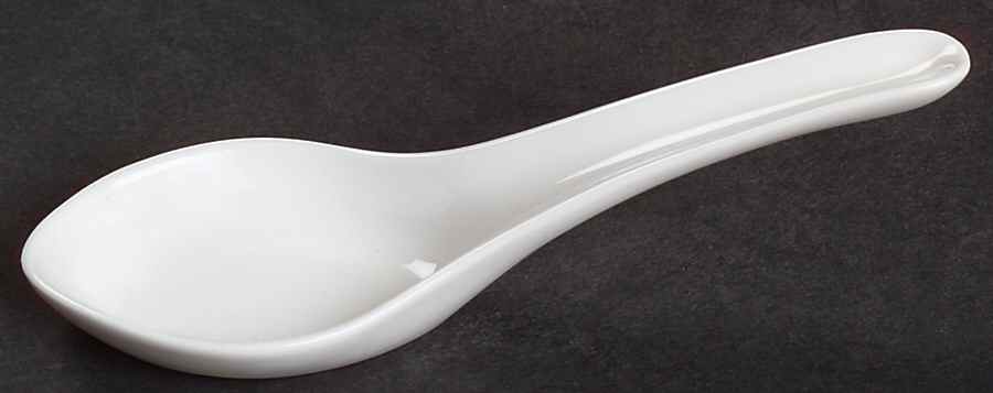 Wedgwood White (Bone) Chinese Teaspoon by Wedgwood-1