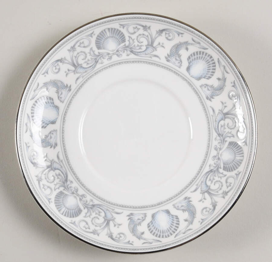 White Dolphins Saucer for Leigh Shape Footed Cup by Wedgwood-1