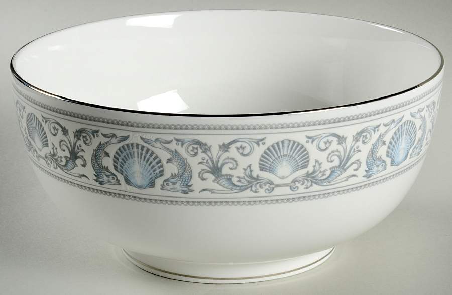White Dolphins 8" Round Vegetable Bowl by Wedgwood-1